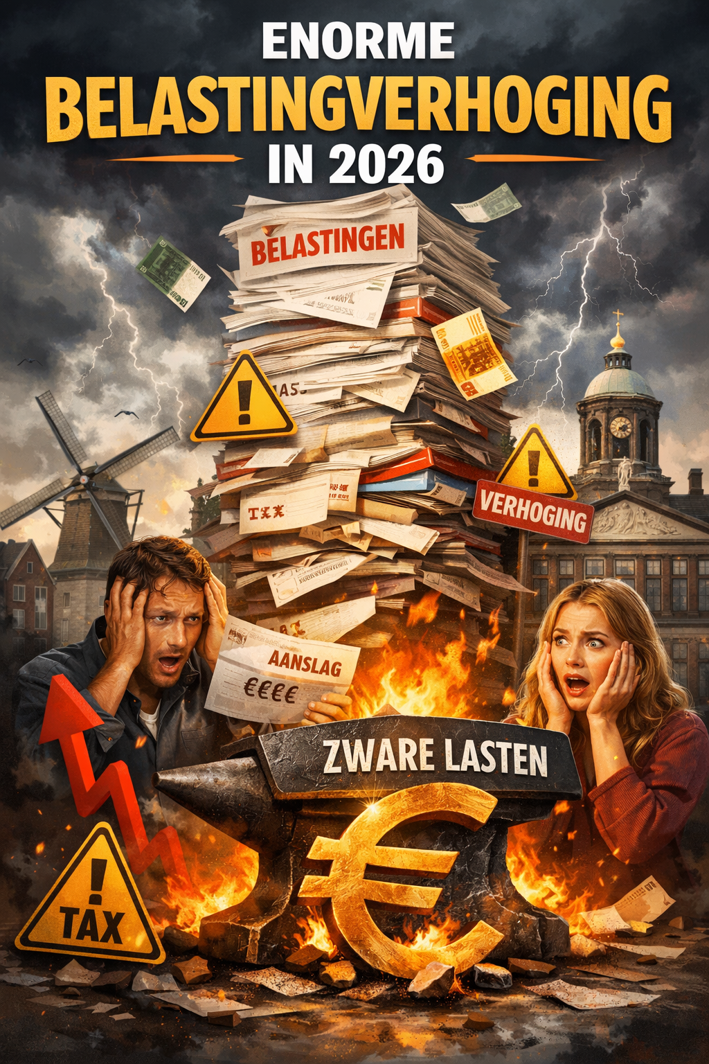Enorme belastingverhoging in 2026